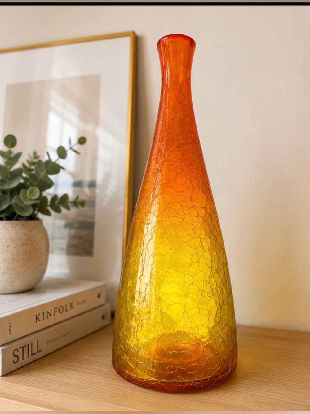 Vintage Blenko Glass Decanter